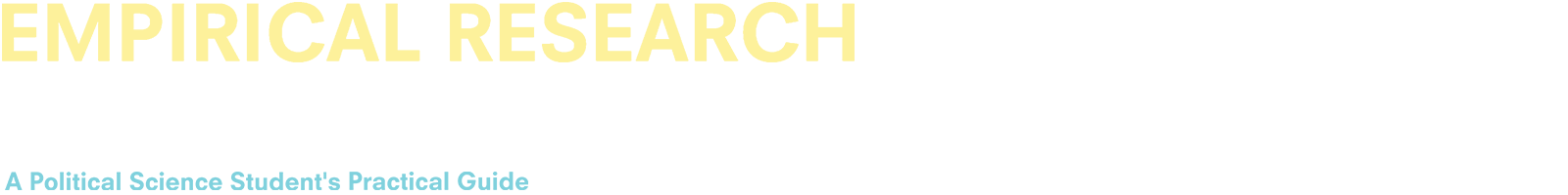 Empirical Research and Writing